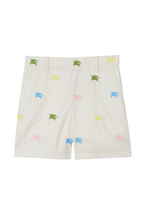 white cotton shorts BURBERRY KIDS | 8080434A4802